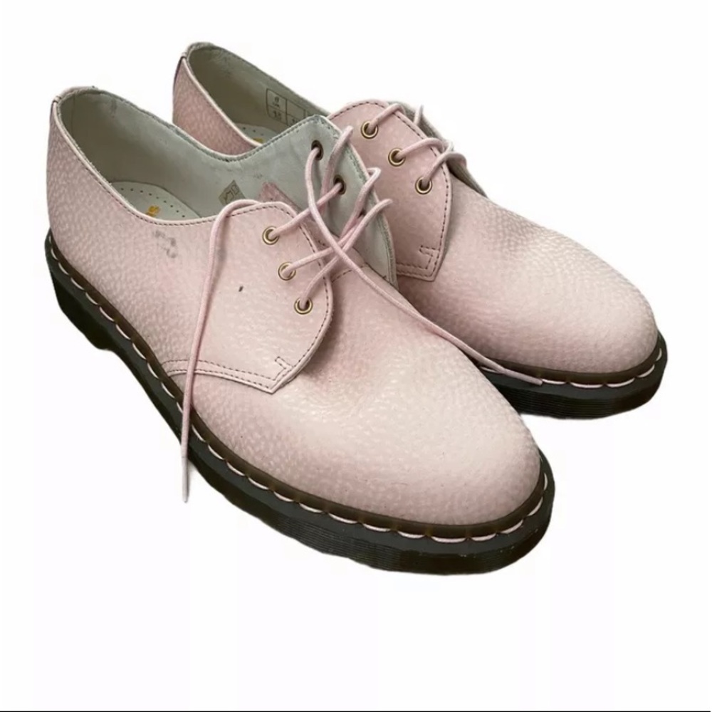 Pink Dr Martens shoes